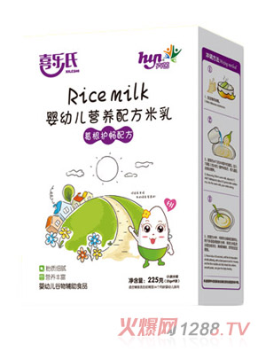 喜樂氏嬰幼兒營養(yǎng)配方米乳葛根護(hù)暢配方