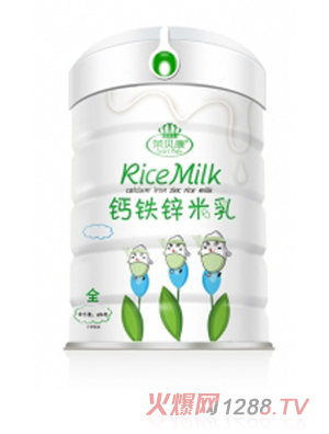 榮貝康鈣鐵鋅米乳聽裝