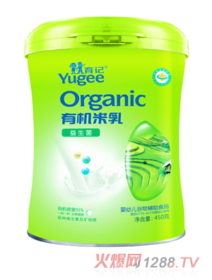 育記益生菌有機(jī)米乳450克
